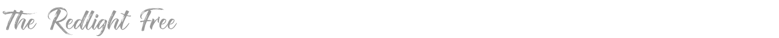 The Redlight font preview
